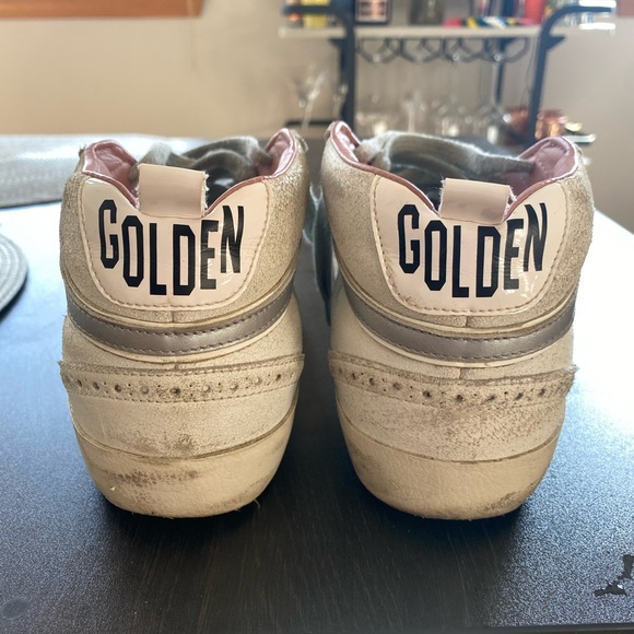 Authentic LIKE NEW Golden Goose White & Pink Mid Star Sneakers Size 39 / US 9 - Picture 10 of 12